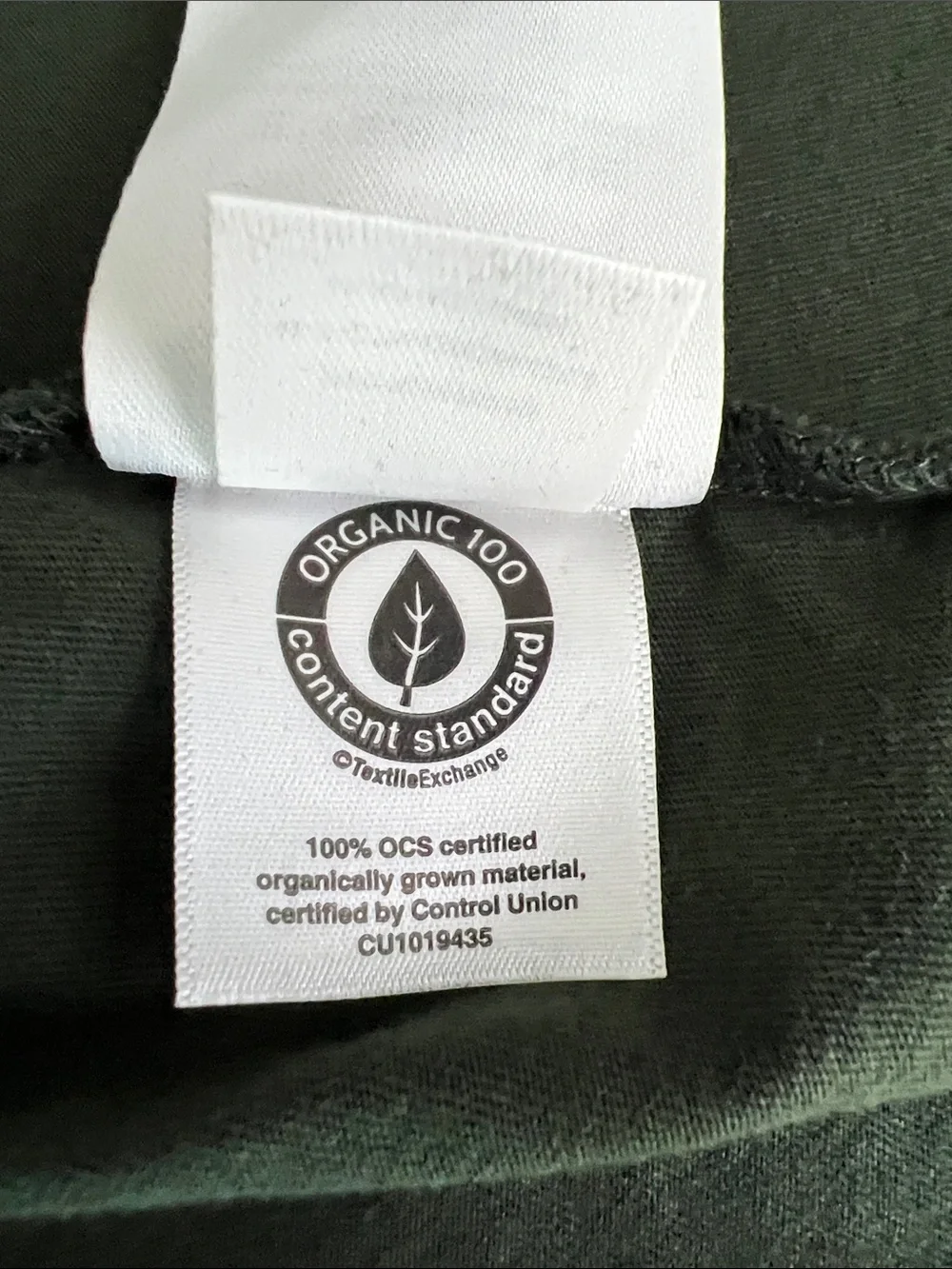 NWOT Everlane THE ESSENTIAL ORGANIC CREW in Dark Green Size M - Picture 8 of 11